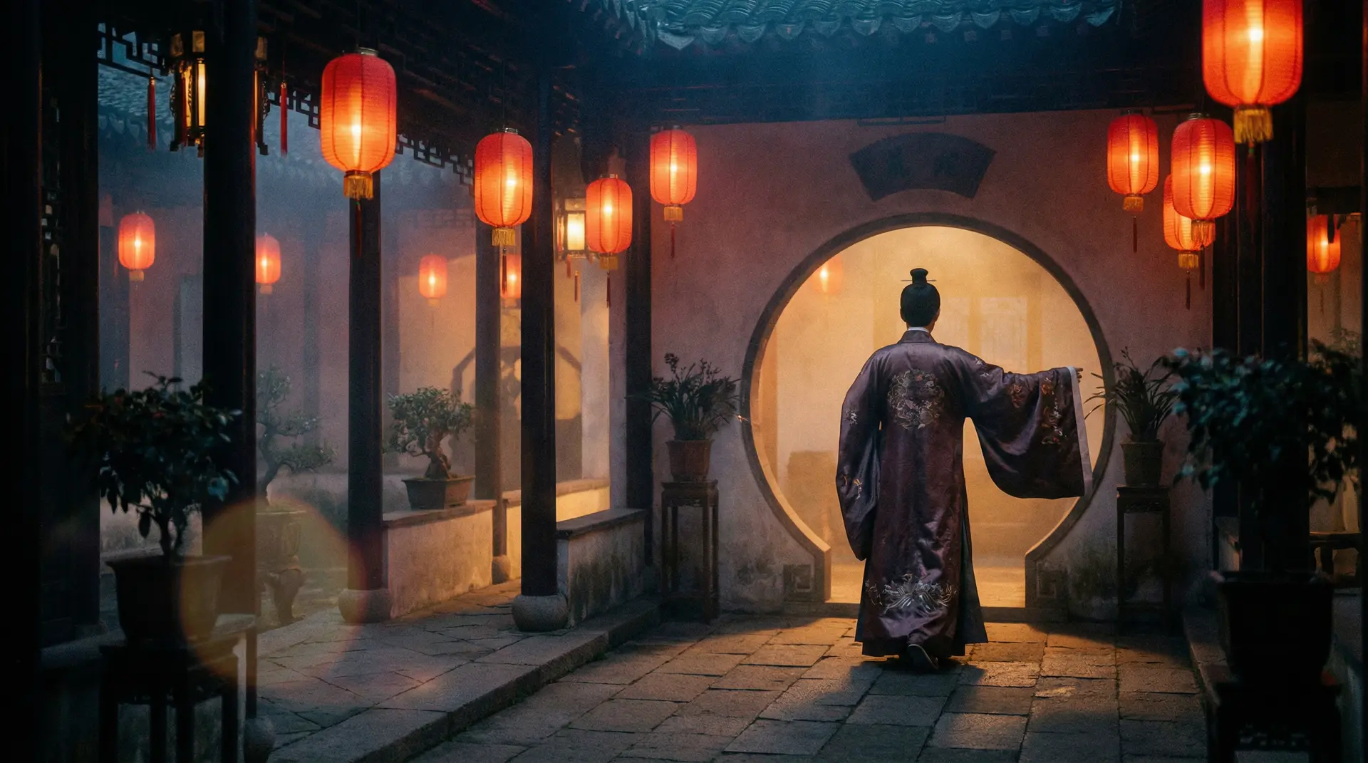 五一吃瓜 国产精品频道，传统中式庭院中的光影诗意